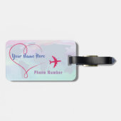 Acrylhoudend Bagagelabel (Achterkant horizontaal)