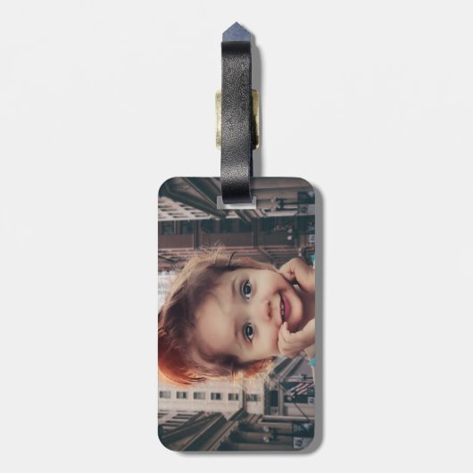 Acrylhoudend Bagagelabel (Achterkant verticaal)