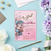 Acrylic Baby Shower Invitation (Insitu (Mariage))
