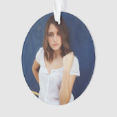 Acrylic Birthday Ornament with Photo & Message (devant)