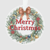 Acrylic Christmas Tree Ornament with family photo (devant)