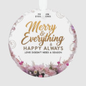 Acrylic Circle Ornament – Blush & Gold Luxury Edit (dos)