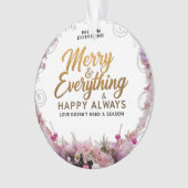 Acrylic Circle Ornament – Blush & Gold Luxury Edit (devant)
