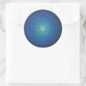 Acrylic Dot Mandala Ronde Sticker (Tas)