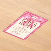 Acrylic Galantines party Invitation (Poser)