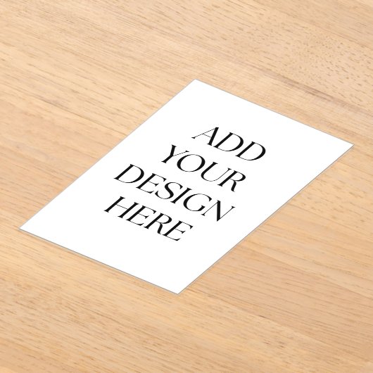 Acrylic Invitation (Poser)