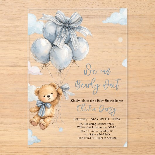 Acrylic Invitation (Recto)