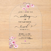 Acrylic Invitation