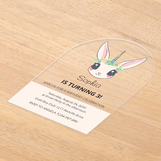 Acrylic Invitation (Poser)