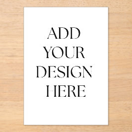 Acrylic Invitation Acryl Uitnodigingen