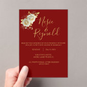 Acrylic Invitation Acryl Uitnodigingen (Insitu (Draagbaar))