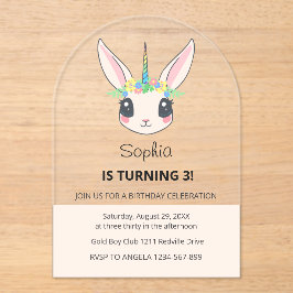 Acrylic Invitation Acryl Uitnodigingen