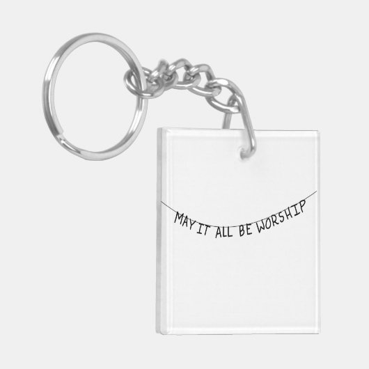 Acrylic Keychain (Voorkant Links)