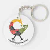 Acrylic Keychain, Circle (double-sided) Sleutelhanger (Achterkant)