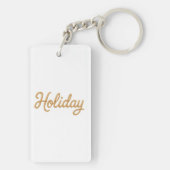 Acrylic Keychain, Rectangle (double-sided) Sleutelhanger (achterkant)