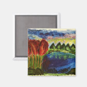 Acrylic landscape magnet (Recto/Verso)