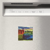 Acrylic landscape magnet (In Situ (Lave-vaisselle))