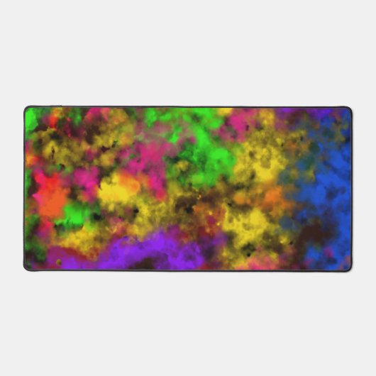 Acrylic Neon Colors Paint Splatter Splash Abstract (Recto)