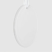 Acrylic Ornament, Acrylic Oval Ornament (voorkant)