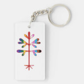 Acrylic Pride Sapling Sleutelhanger (achterkant)