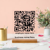 Acrylic QR Code Sign (Mariage)