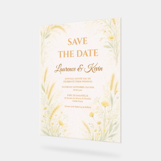 Acrylic Sign (Angle)