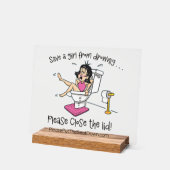 Acrylic Sign Acryl Bord (Hoek)