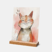 Acrylic Sign cat (Angle)