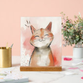 Acrylic Sign cat (Mariage)