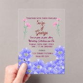 Acrylic Wedding Invitations Acryl Uitnodigingen (Insitu (Draagbaar))