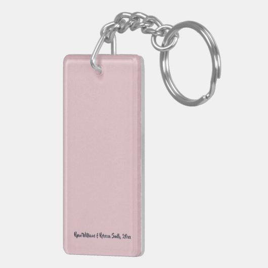 Acrylic Wedding Keychain Favor – Double‑Sided (Achterkant Rechts)