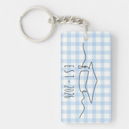 Acrylic with Personalized Date Graduation Souvenir Sleutelhanger