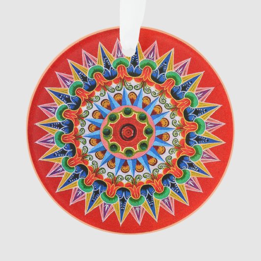 Acrylique costaricaine Oxcartwheel (devant)