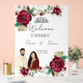 Acrylique floral Nikkah (Mariage)