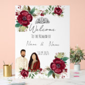 Acrylique floral Nikkah (Mariage)