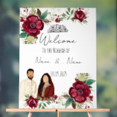 Acrylique floral Nikkah (Neutre)