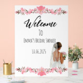 Acrylique florale Panneau de douche nuptiale (Mariage)