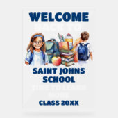 Acrylique Frosted Retour À L'Affiche de bienvenue (Recto)