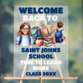 Acrylique Frosted Retour À L'Affiche de bienvenue (Neutre)