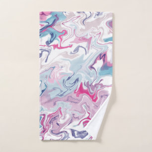 Acrylique liquide rose et bleu