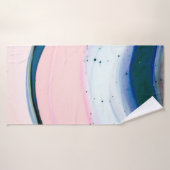 acrylique, peinture, abstraite. Fermeture du table (Serviette de bain)