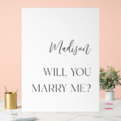 Acrylique personnalisée vous me marierez signe (Mariage)