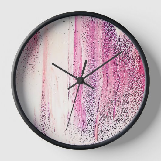 Acrylique Pour Image Arrondi Mur Horloge (Recto)