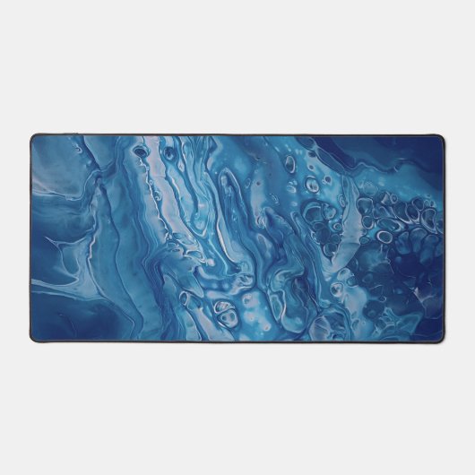 Acrylique rose Bleu Pourrissant L'Art Liquide Abst (Recto)