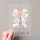 ACRYLIQUE TRANSPARENT Invitation 50e Anniversaire (In situ (ordinateur de poche))