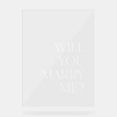 Acrylique veux-tu m'épouser signe (Recto)