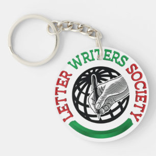 Acrylische Sleutelhanger van Letter Writers Societ