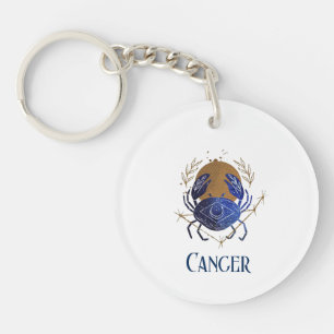 Acrylische Sleutelhanger-Zodiac Cancer Sleutelhang Sleutelhanger