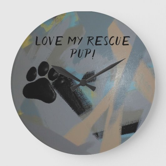 acrylkabelslot grote klok (Voorkant)