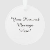 Acrylkerstfotoversiering Ornament (achterkant)